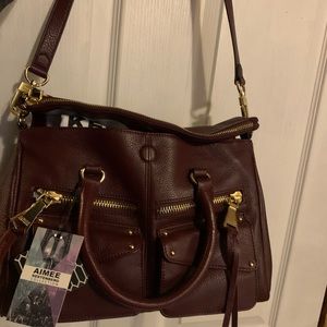Maroon Aimee Kestenberg purse!